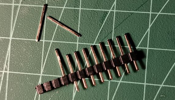 Extracción de los pins del Pin Header