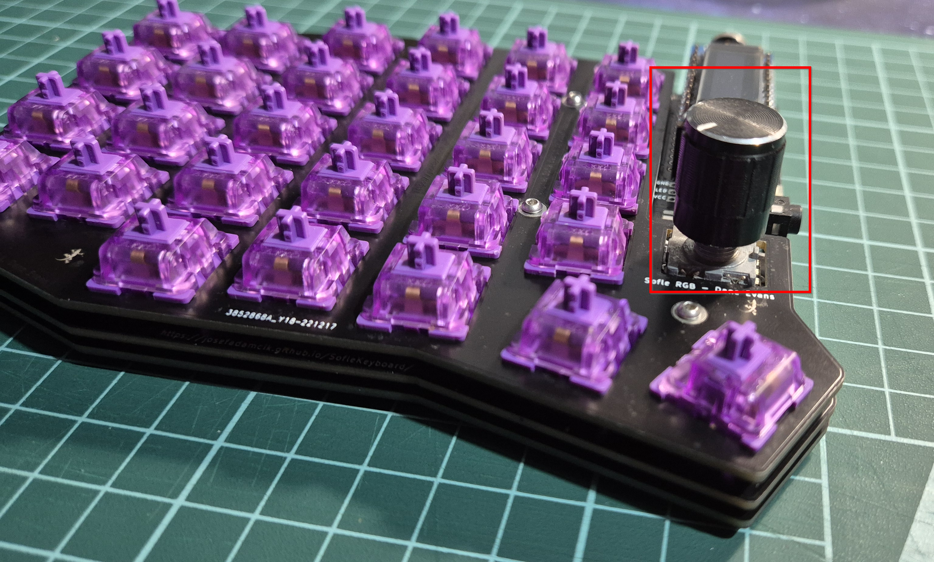 KNOBs puestos en los encoders